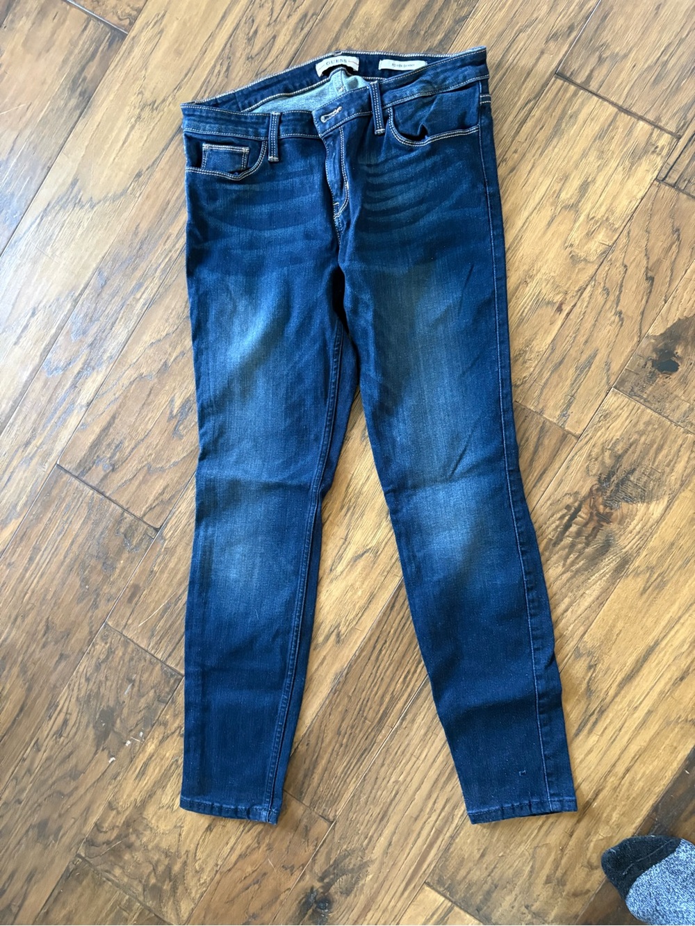 Guess Dark Blue Power Skinny Jeans